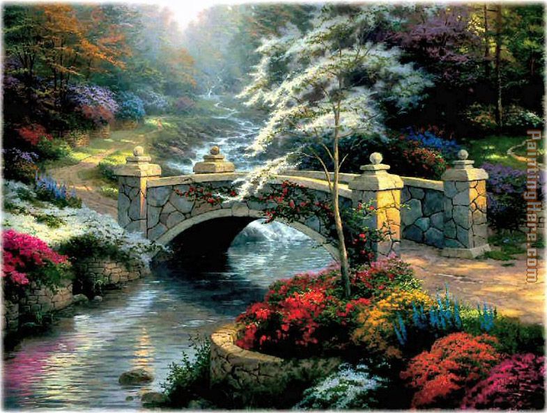 Thomas Kinkade Bridge of Hope